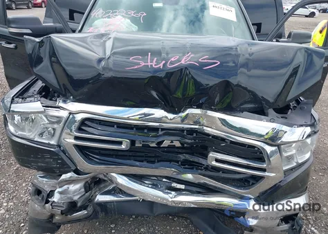 2020 Ram 1500 Big Horn Quad Cab 4X4 6'4 Box из США, поврежденный, VIN 1C6SRFBT6LN304215